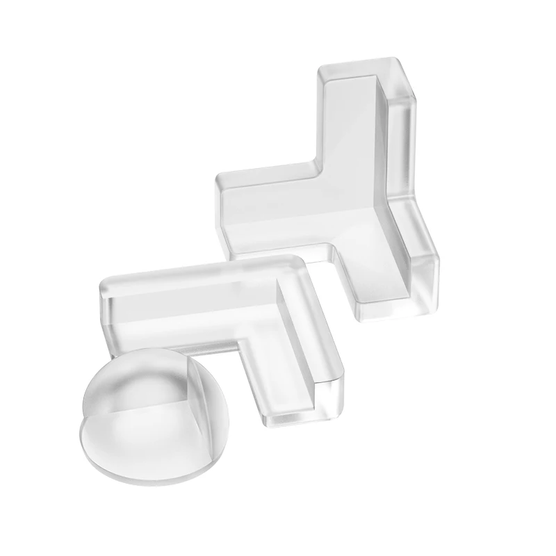 Anti-Collision Corner Guard Children'S Table Edging Soft Silicone Protection Transparent Safety Edge Furniture Accessories Soft