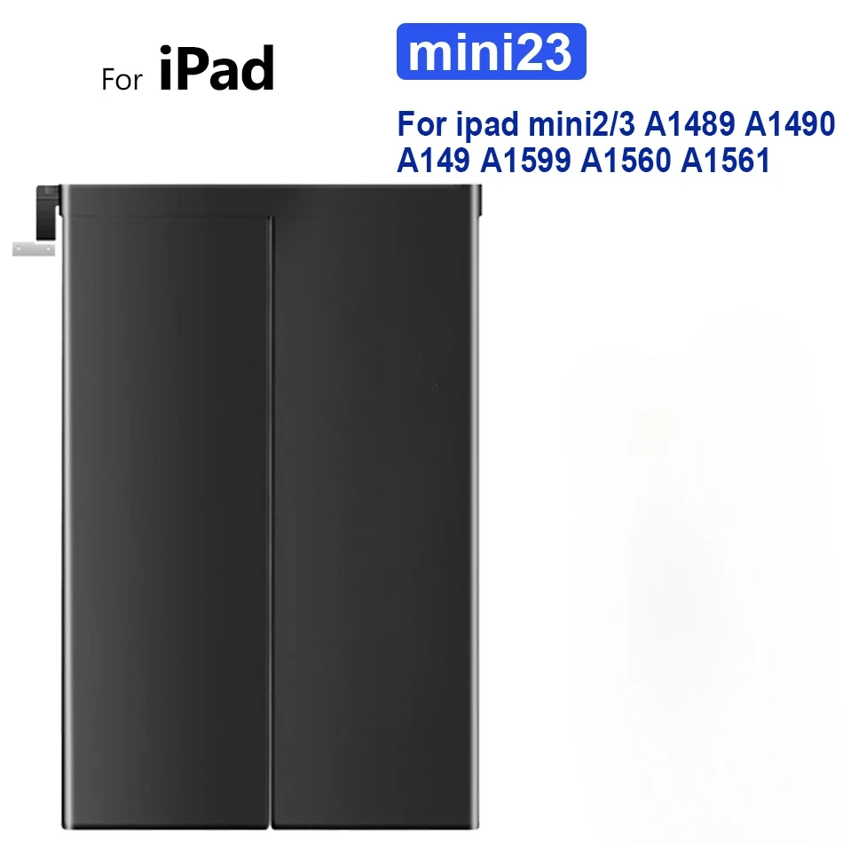 Apple iPadタブレットバッテリー,6471mah,mini 2, 3,a1489,a1490,a149,a1599,a1560,a1561,mini 2, 3