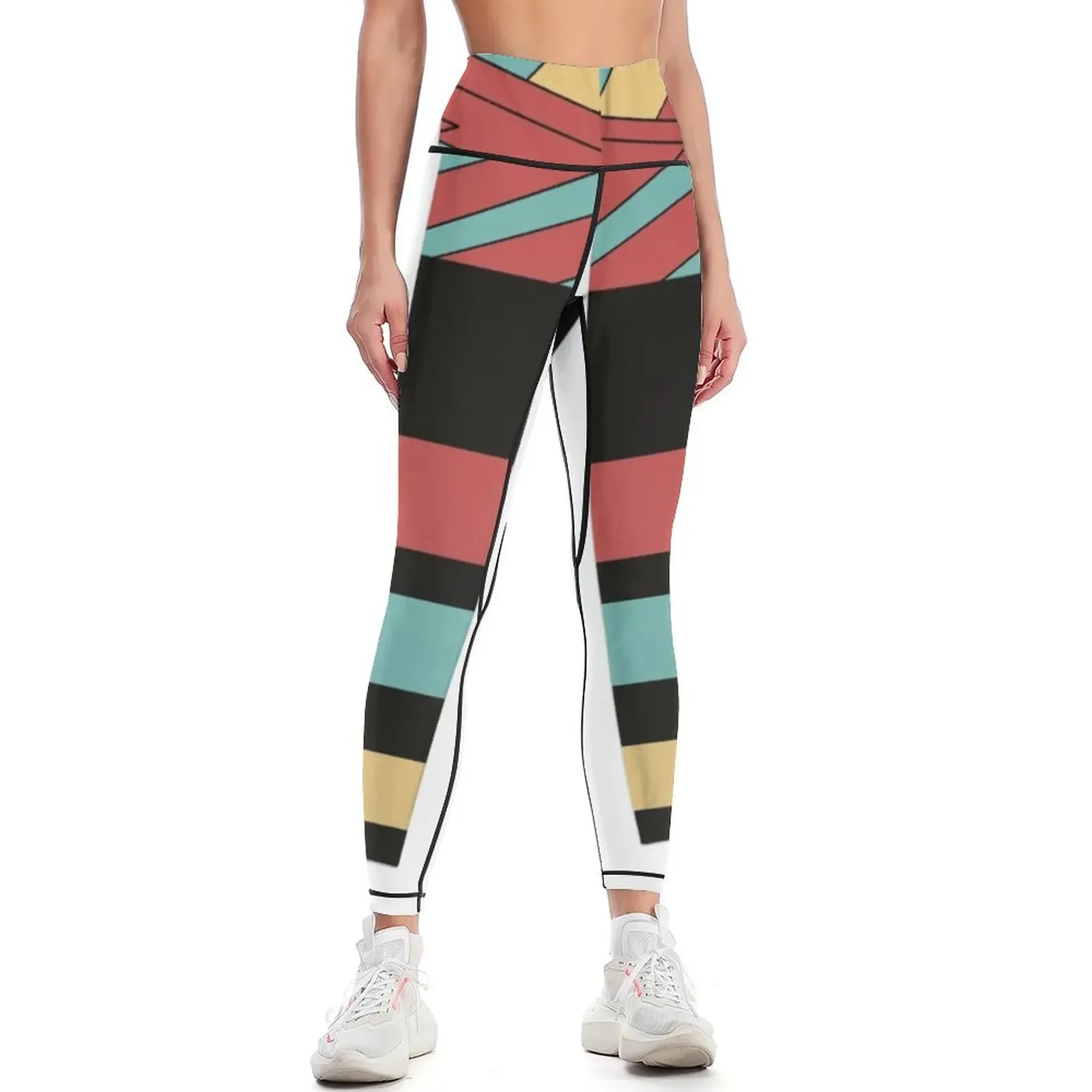 

Zig-Zag Pattern Leggings Clothing fitness for girls Womens Leggings