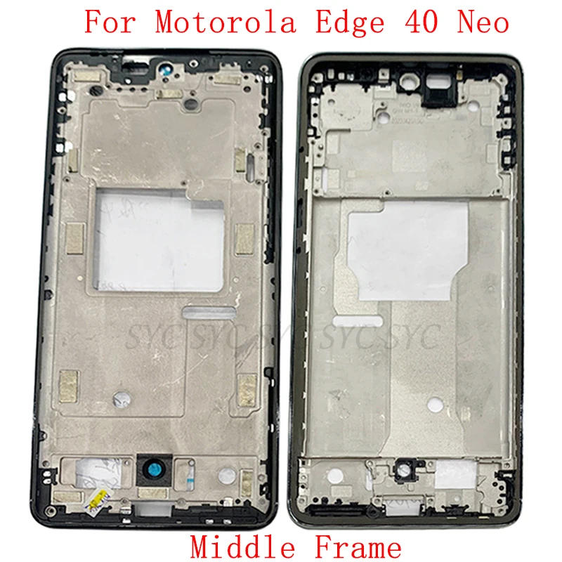 

Middle Frame Housing LCD Bezel Plate Panel For Motorola Edge 40 Neo Phone Metal LCD Frame Repair Parts