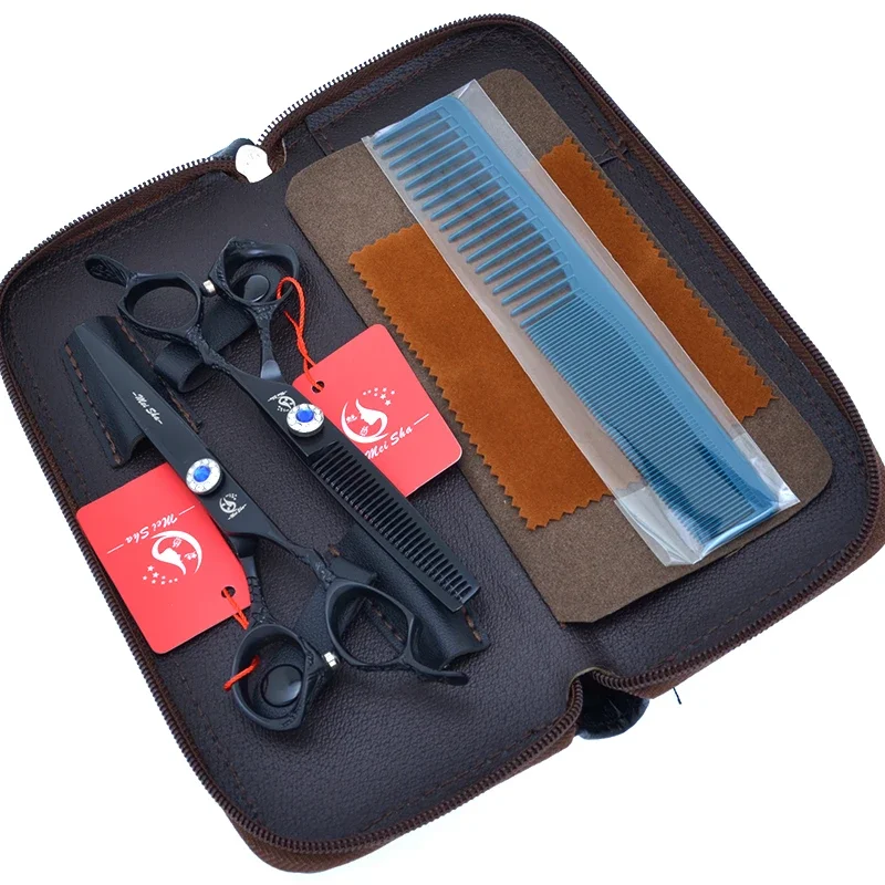 

6.0" High Quality Hair Cutting Scissors Hairdressing Scissors Thinning Shear Salon Tesouras JP440C Dragon Handle Clippers A0143A