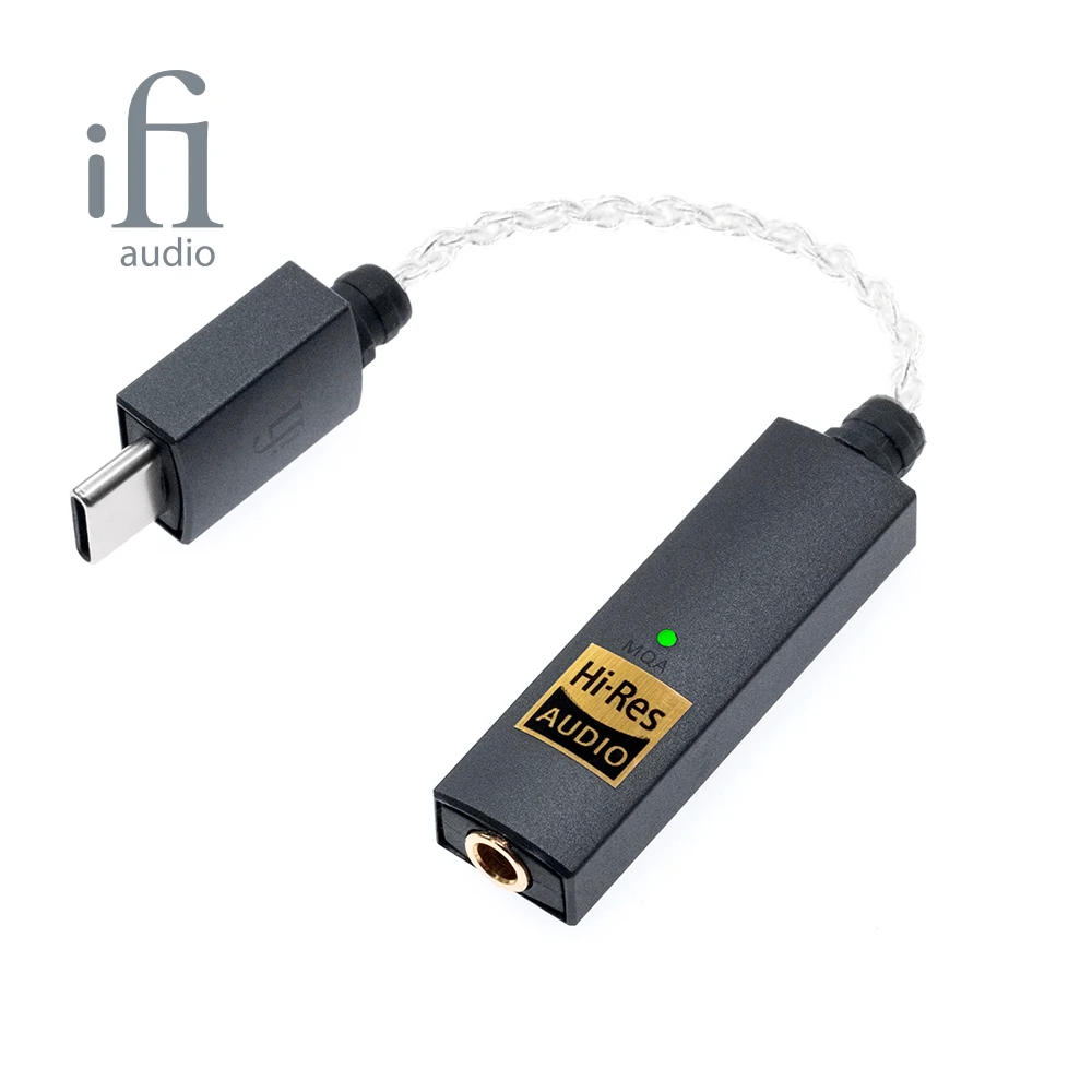 Imagem -04 - Ifi ir Link Portátil Usb Balanceado Dac Amplificador de Fone de Ouvido Dongle Gama Dinâmica Realce Total Distorção Harmônica Decodificador