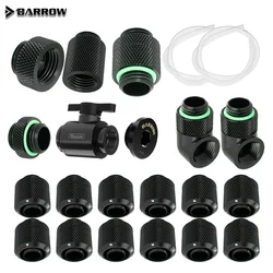 Barrow 10x13mm Soft Tube Fitting Kit 10x16mm Hose Adapter Kit For Water Cooling Accessories DIY MOD Black Silver White Gold