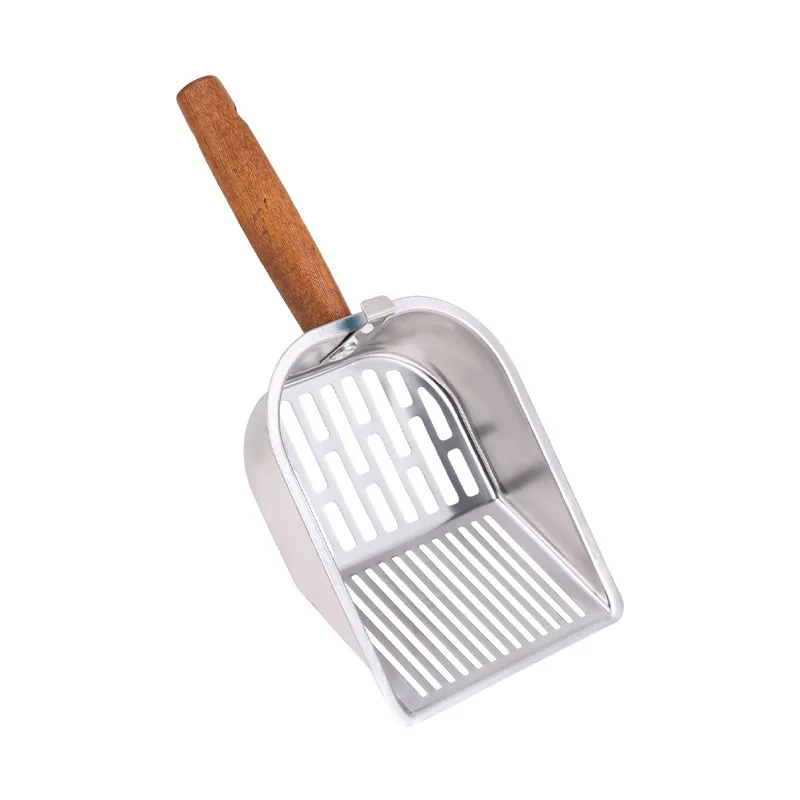Stainless Steel Cat Litter Shovel, Thickened Shovel, Specialized Tofu Fine Hole Cat Metal Large Mixed Pet Supplies