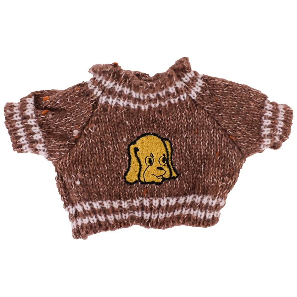 Kawaii Brown Doll Clothes Dress Sweater Hat Uniform Fit 30cm Lalafanfan Yellow Duck Dolls Children's Gifts Doll Accessories Toys