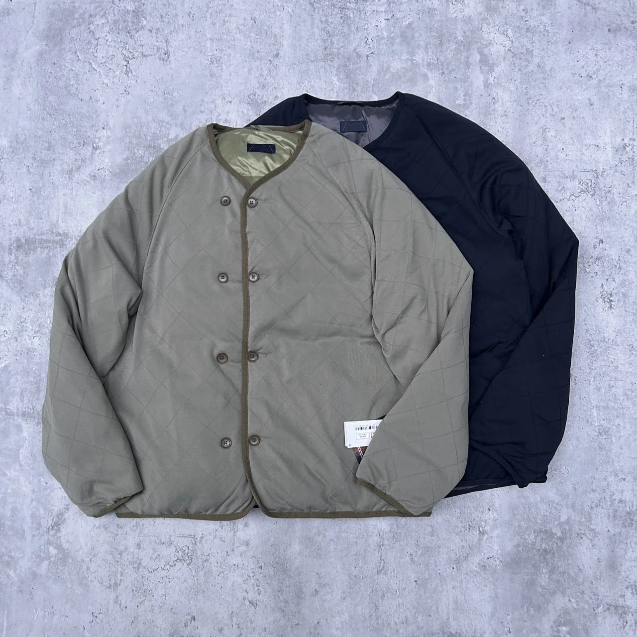 NANAMICA × BATONER Knitted rhombus grid optoelectronic down jacket liner 24AW