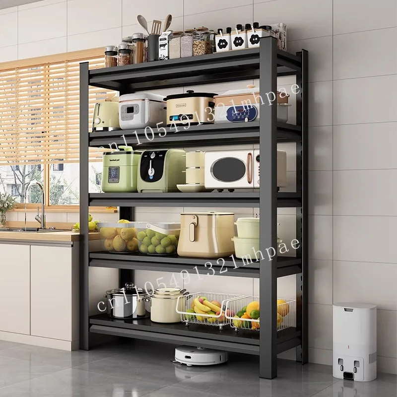 

Kitchen Shelves Floor-to-ceiling Multi-functional Household Microwave Oven Pot Racks Storage Racks Shelves Cabinet Shelves