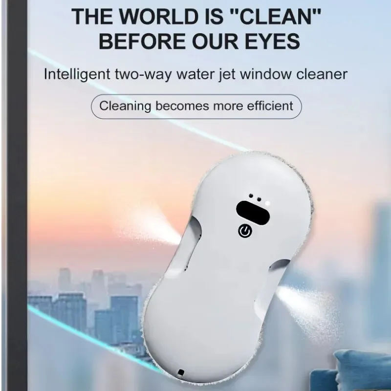 DIVEDEER Intelligence Spray Both Sides Window Cleaning Robot Electric Large Suction Household High-rise Glass Window Cleaner