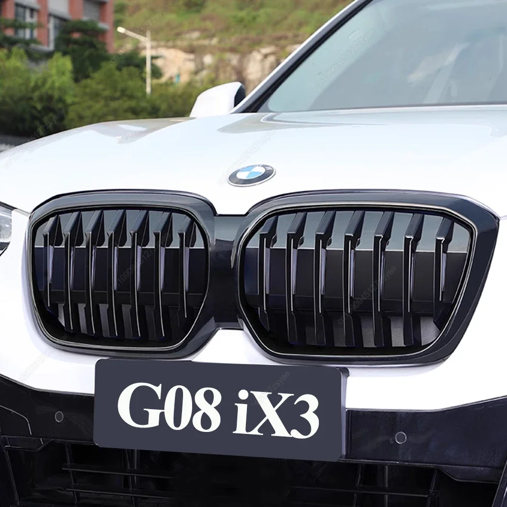 

Car Front Bumper Kidney Grill For BMW G08 iX3 2020 2021 2022 2023 M Style Air Intake Grille Car Racing Grilles Body Kit Tuning