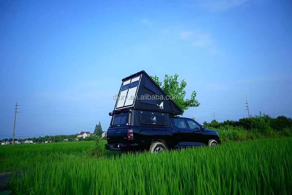 For Z-V4 1.46m Opening Height Carbon Fiber Wedge Rooftop Tent Aluminum Frame Four-Season Quick Automatic Opening For Overland
