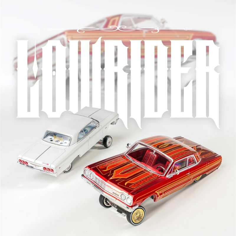 

PreSale 97M 1:64 1964 Corona Impala SS LowRider Die-Cast Car Model Miniature Gifts