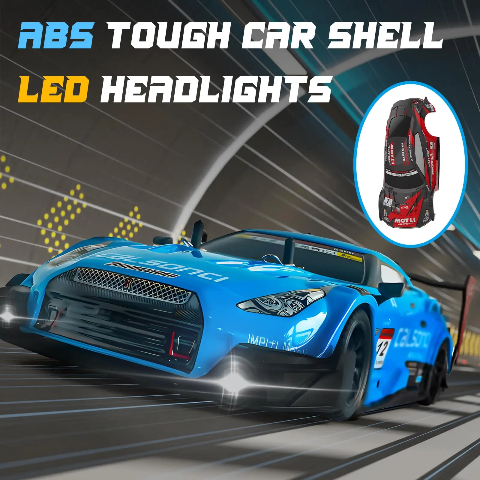 1:14スケール ドリフトカー 2.4Gリモコン付き レースやスタント用 リモコンGTRモデル オフロードおもちゃの車 子供と大人向け