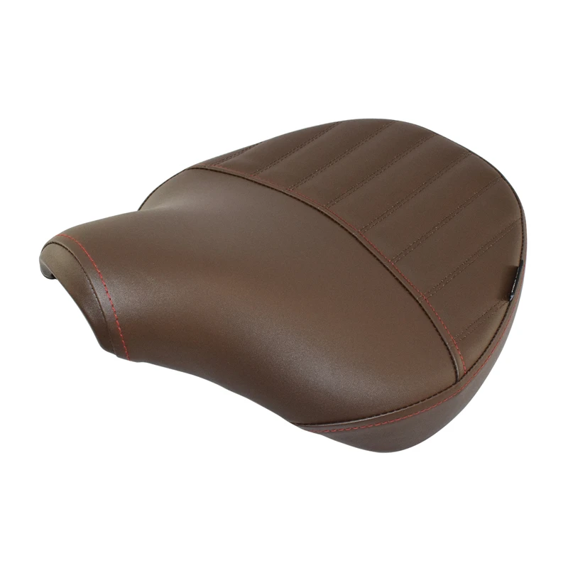 Waase For Triumph Bonneville Bobber 1200 2017 2018 2019 2020 2021 2022 الجبهة سائق سولو مقعد القلنسوة وسادة وسادة الجلود الاصطناعية #5