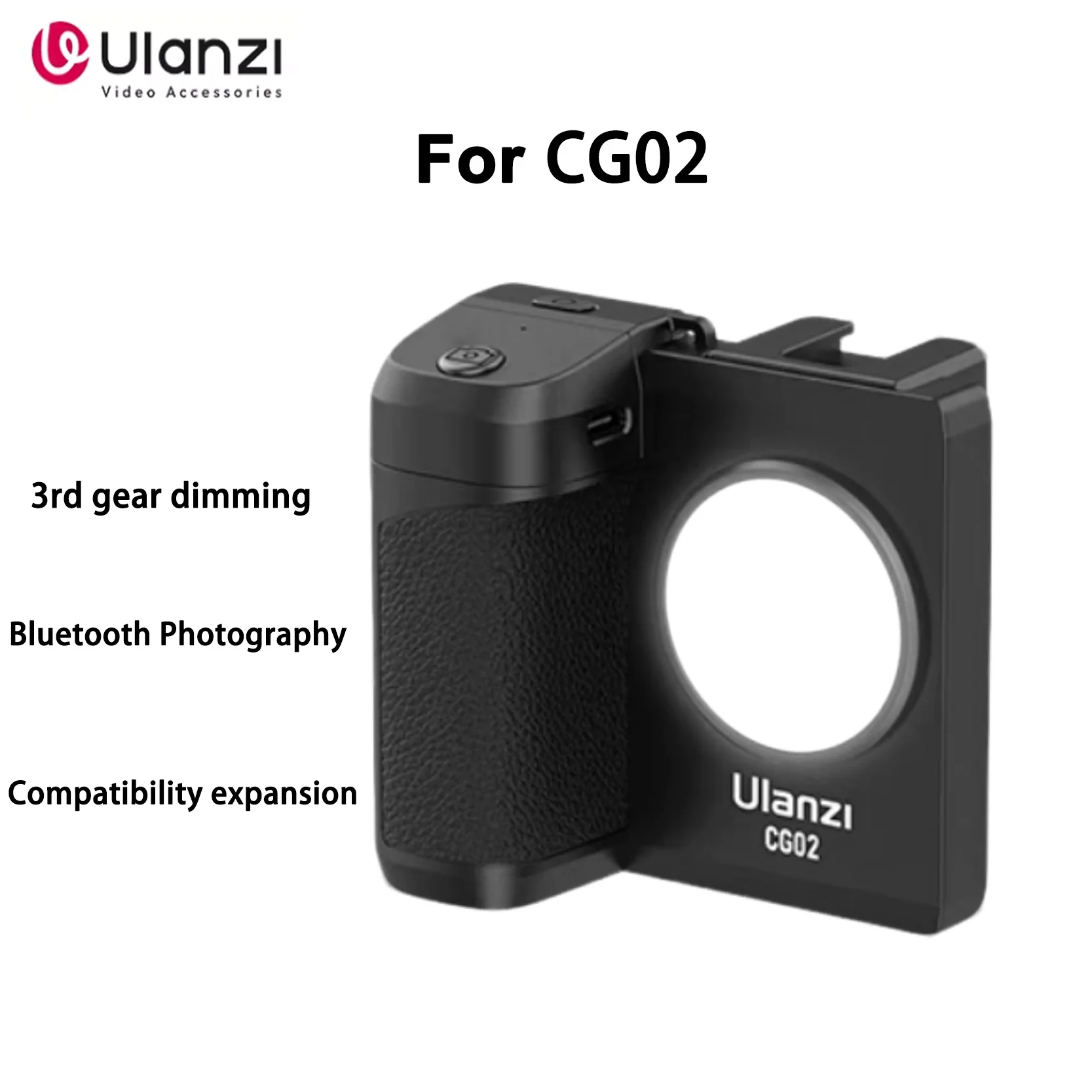 

Оригинальный мобильный телефон UlanziCG 02, Bluetooth-пульт дистанционного управления, автоспуск Mapper Video с трехуровневым дополнительным светом, красота