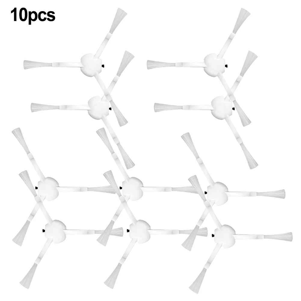 10 عبوات من الفرش الجانبية البديلة لملحقات تنظيف الزوايا الفعالة للمكنسة الكهربائية الروبوتية D10 Plus Gen 2