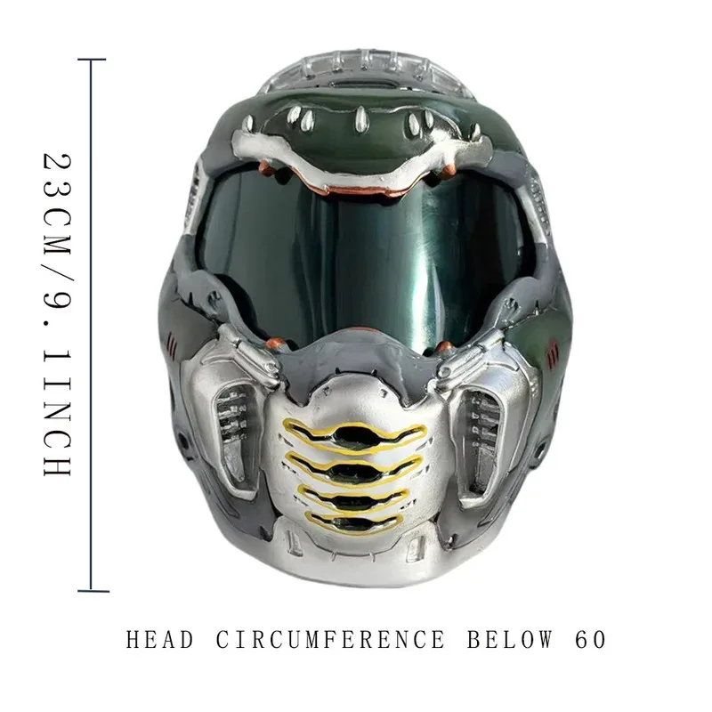 Cosplay DOOM Eternal Helmet Man Resin Material High Quality Halloween Mask Masquerade Carnival Party Props for Adu lf[5