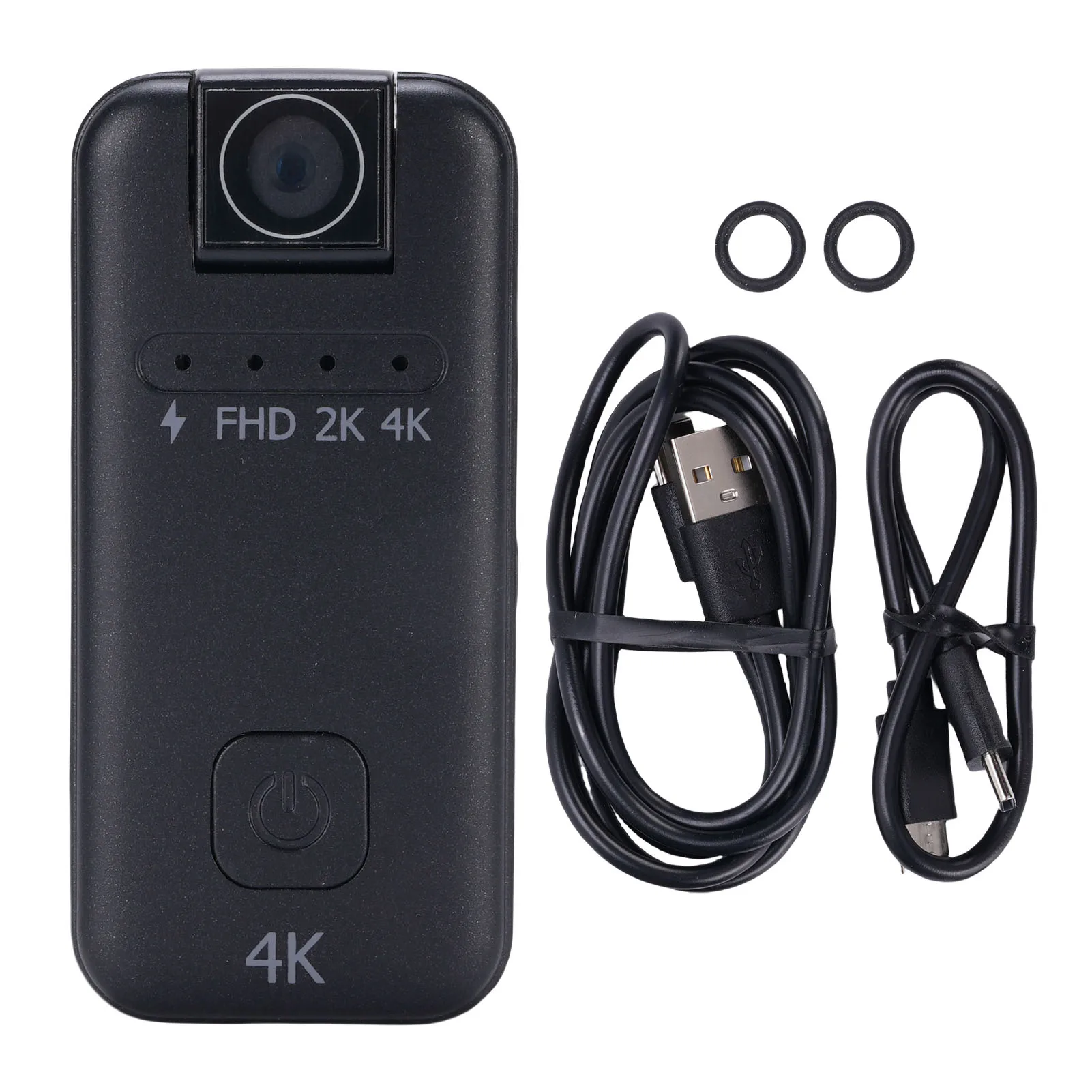 

Portable Sport DV Camera 4K HD Wide Angle Water Proof 180 Degree Rotatable Lens for Outdoor Cycling Recording Sport DV