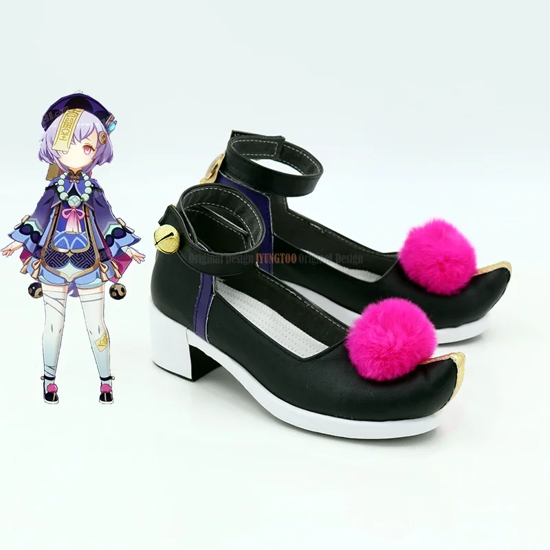 

Genshinimpact Qiqi Anime Characters Shoe Cosplay Shoes Boots Party Costume Prop