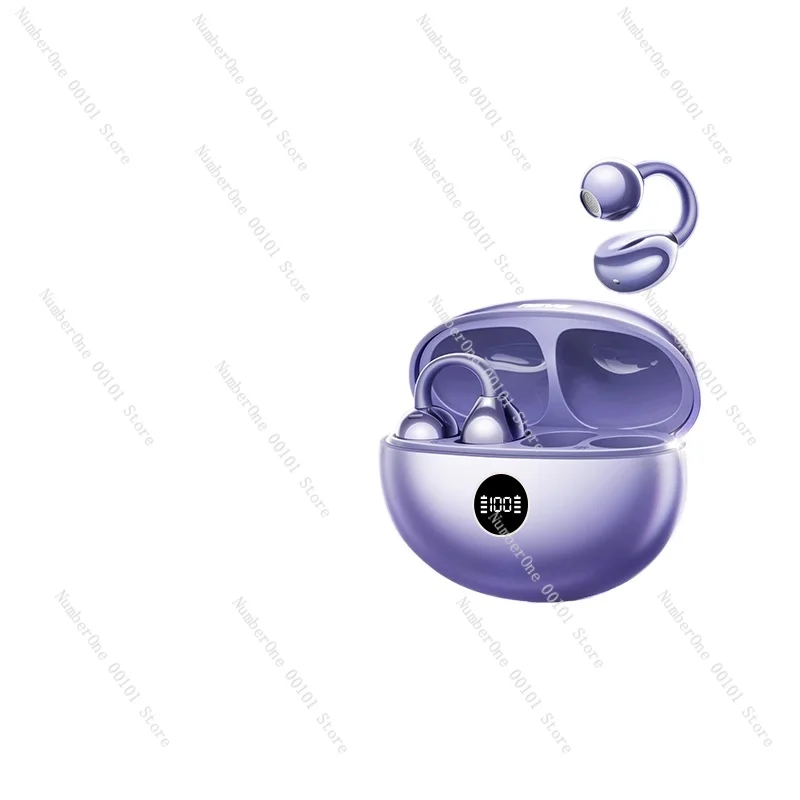 

Новинка 2023 года, Bluetooth-наушники с костной проводимостью, зажим для ушей, беспроводной открытый ухо, подвесной, без вкладышей, 2024, сверхдлительный срок службы батареи