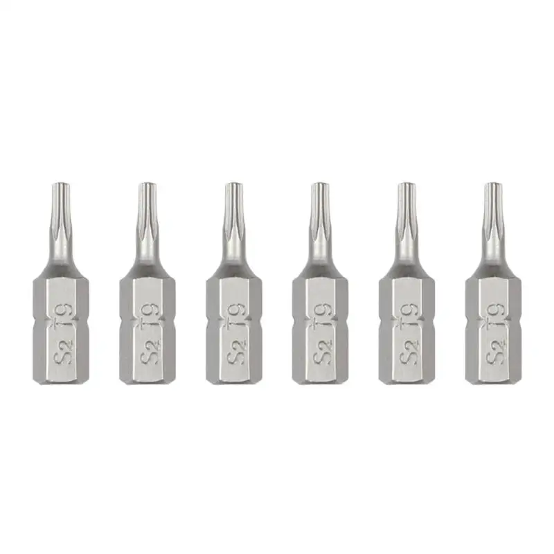 652F 6Pcs Carbon Steel Bit Set For Power Tool Professional Repairs Tasks