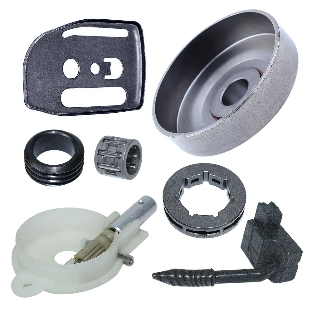 Ly hợp Drum Xích Rim Cho Husqvarna 36 41 136 137 141 142 Bơm Dầu Worm Gear Tàu Chở Dầu Tấm Thanh Cưa thay thế Phụ Tùng Phần