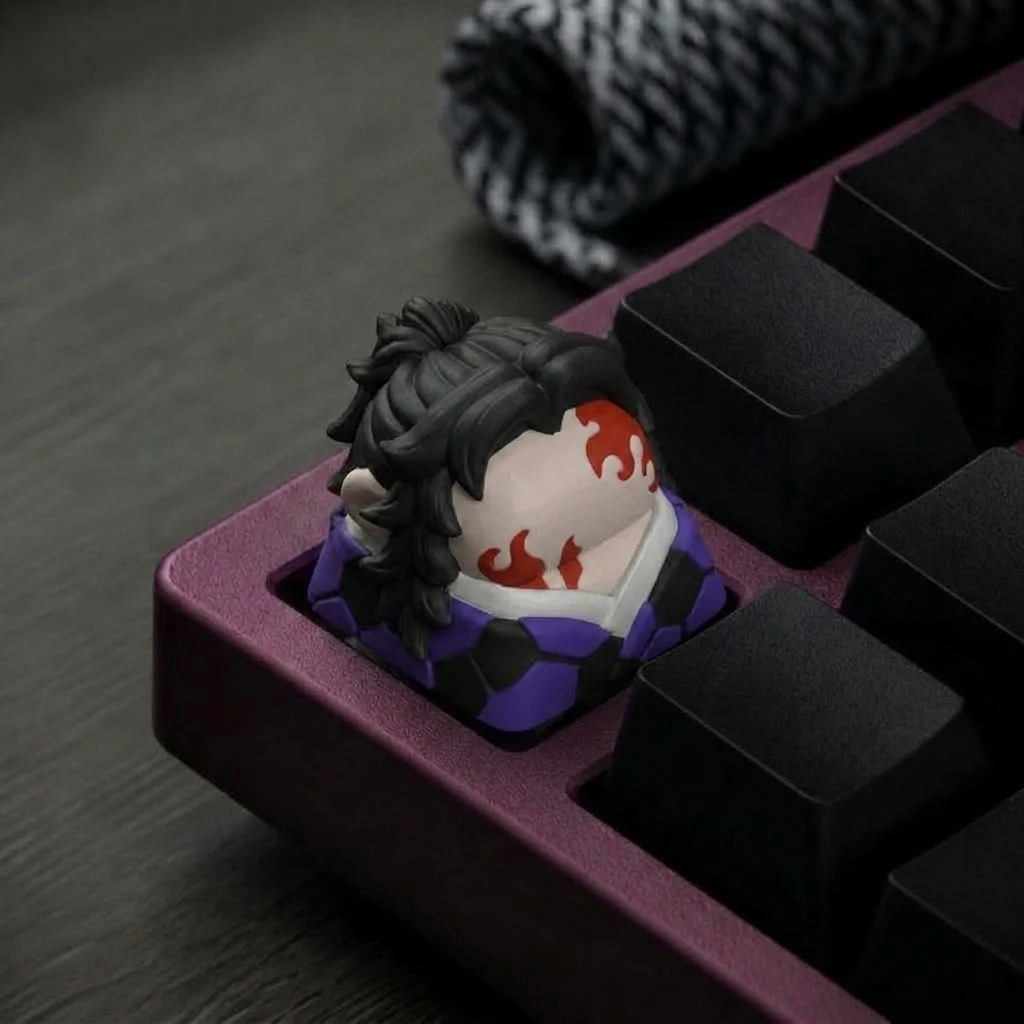 Anime Character Design Keycaps, Customized Esc Keys, Universal for Cross-Axis Switches, Can Be Used as Gifts