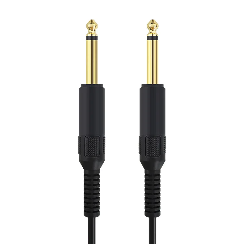 6.35-to-3.5 Guitar Noise Reduction Cable Microphone Mono Male TS Audio Adapter Cable for Amplifier, Speaker,Guitar,Laptop 5ft