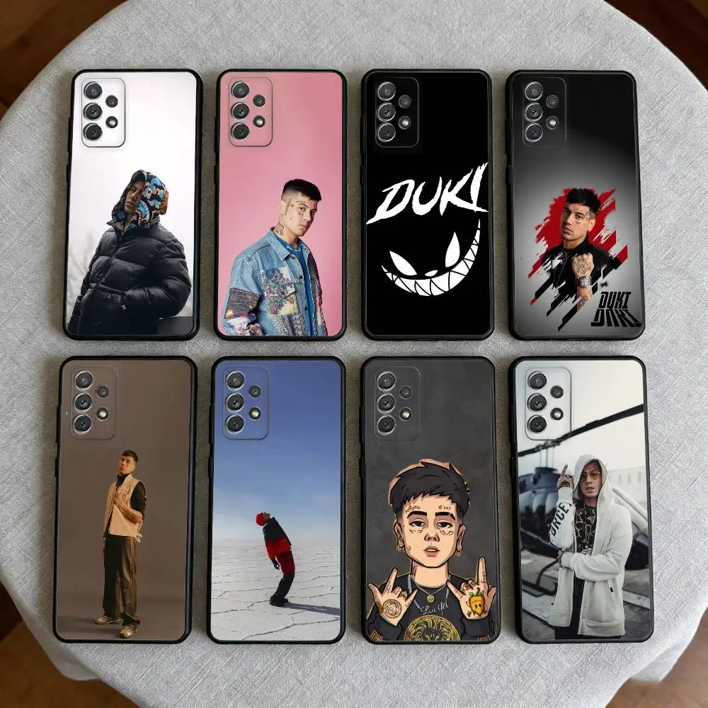

COOL Singer D-Duki-KI Phone Case For Samsung Galaxy A73,A72,A71,A70,A53,A52,A51,Soft Silicone Black Cover