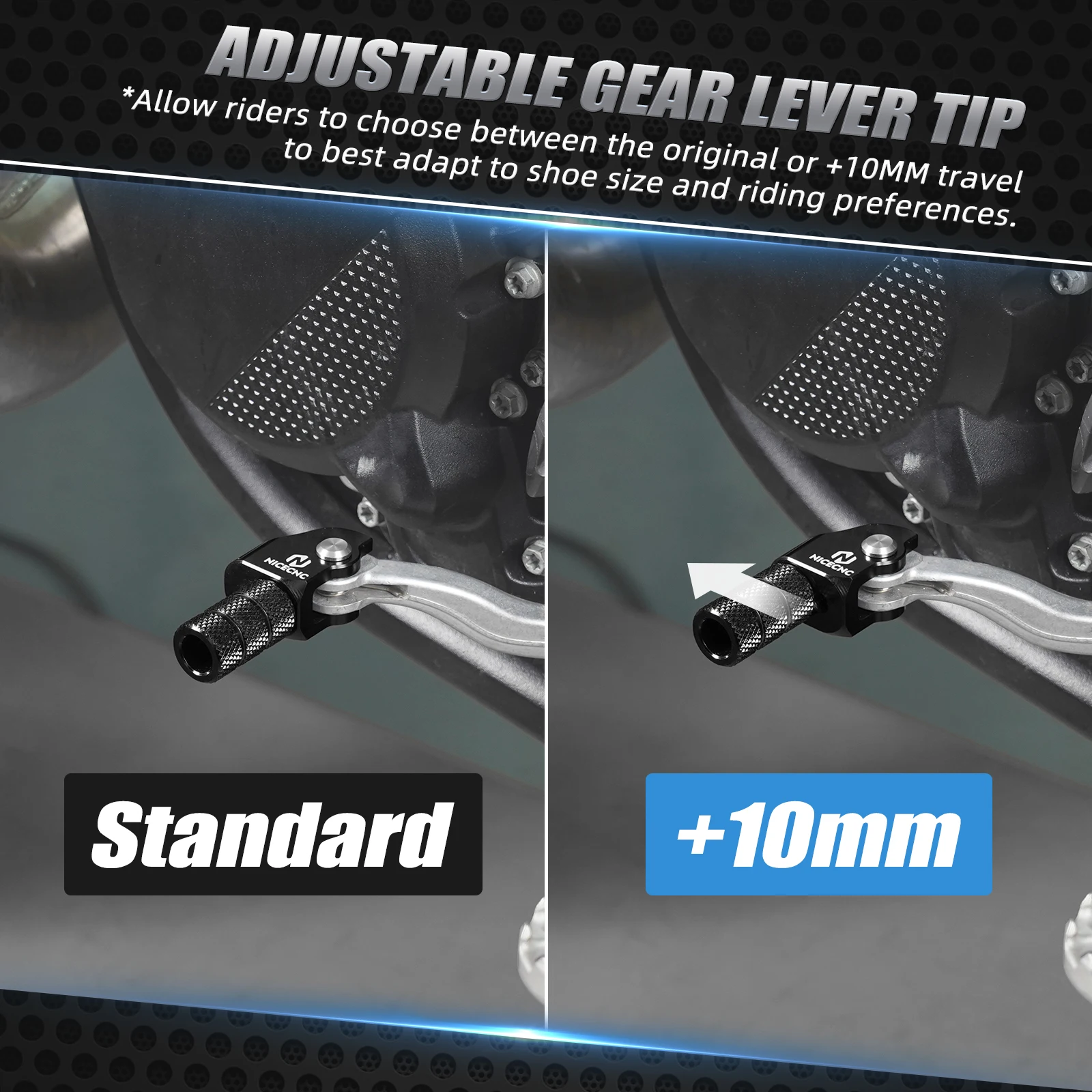 NICECNC Motorcycle Adjustable Gear Shift Lever Tip For KTM 690 Enduro R SMC R 2009-2024 950 990 1090 1190 1290 Adventure/R/S/T view 3