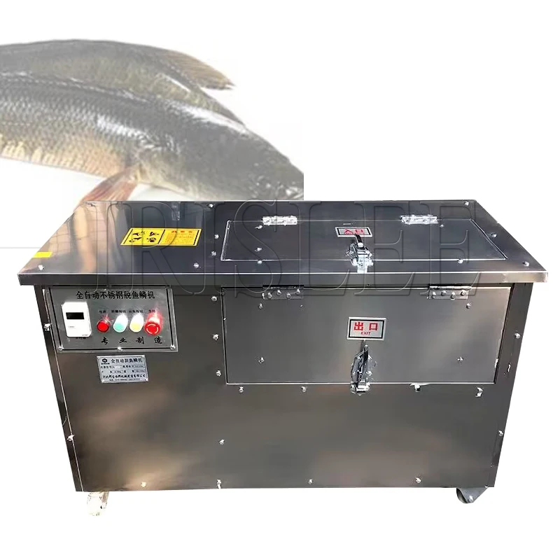 Commercial Fish Killing Machine Large Fish Skin Clearner Scraping Electric Automatic Fish Scale Removal Graters Machine