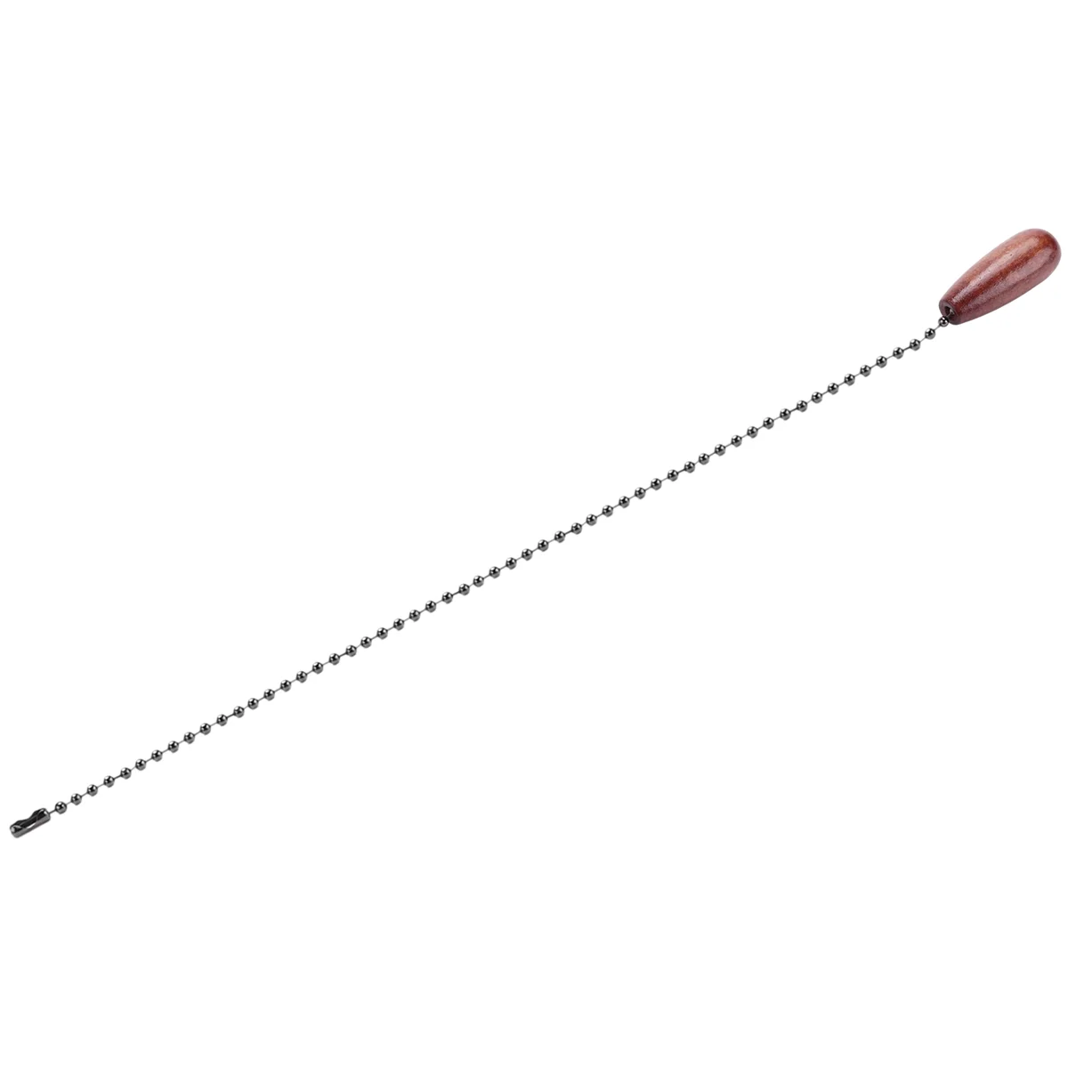 Cadena de madera para ventilador de techo, accesorio de extensión para lámpara, Color nogal, 4 unidades