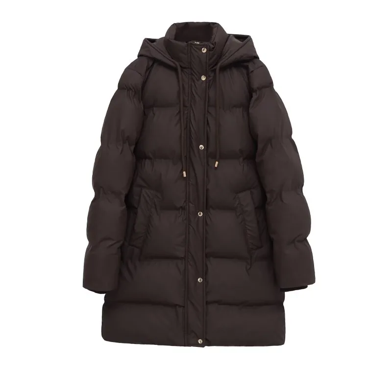 CharmChant femme manteaux d'hiver chaud vestes à capuche femme rembourrage manteau Parkas 2025 nouveau dans les vêtements d'extérieur à manches longues haut pardessus