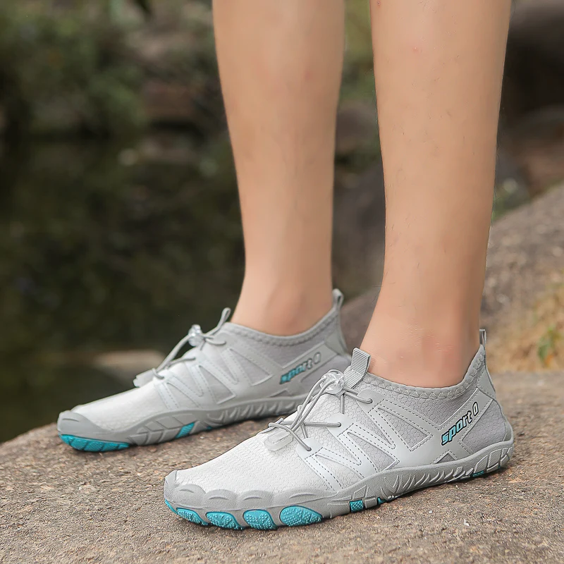 Trandy Five Fingers Sneakers for Men Women Brethable Quick-drying Aqua Shoes Plus Size 46 Aquatic Sneaker Men barefoot hombre