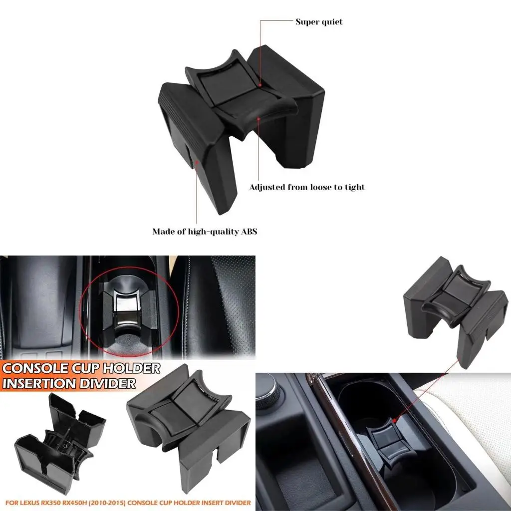 Compatible for RX270 RX45 2010-2015 55618-48180 55618-0E040 Front Center Console Cup Holder Placer Insert Divider