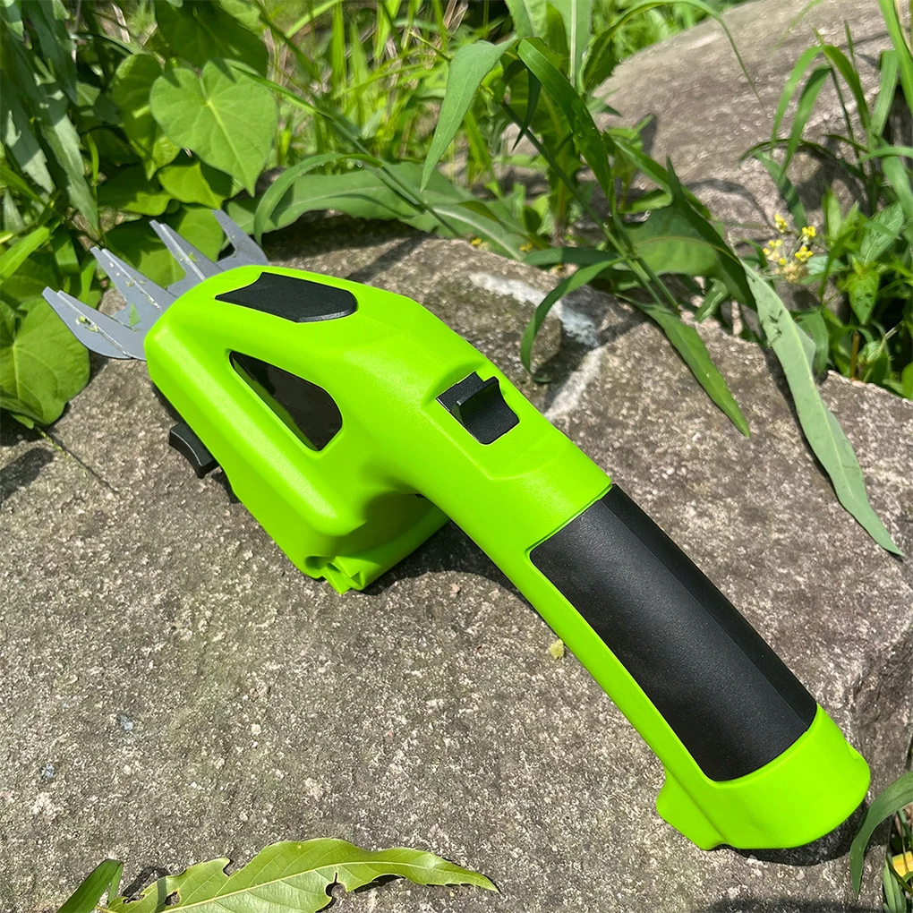 Multi-function Electric Grasses Cutter 2 in 1 Handheld Hedge Trimmer Cordless Grass Shear Portable Low Noise Shrubbery Trimmer