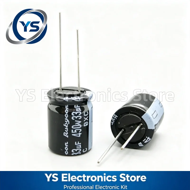 Rubycon BXC Series 450V33UF 16x20mm 450BXC33MEFC16X20 450V 33UF 33UF450V Electrolytic Capacitor New Original Capacitors 20%