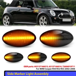 63137166014 For BMW MINI Cooper R50 R52 R53 2002-2008 1112629 LED Dynamic Sequential Flashing Turn Signal Light