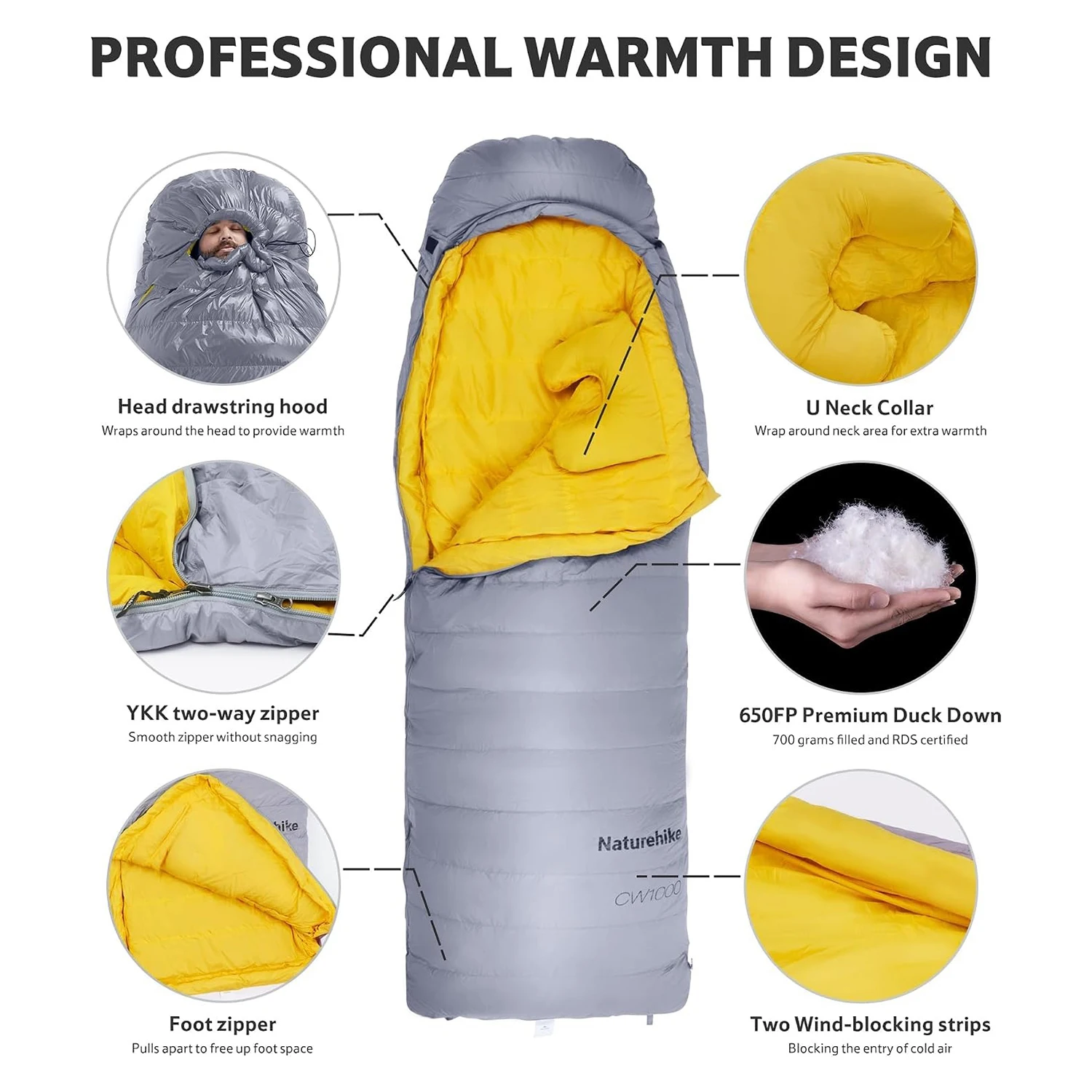 Naturehike Ultralight Down Sleeping Bag 3