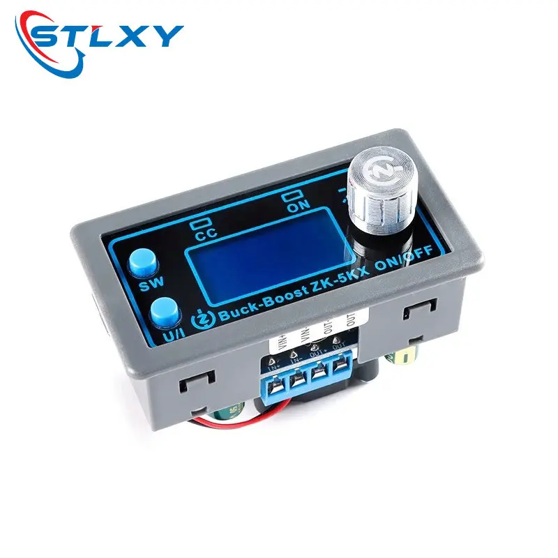 ZK-5KX DC DC Buck Boost Converter CC CV 0.6-36V 5A 5V 6V 12V 24V 80W Power Module Adjustable Regulated laboratory power supply