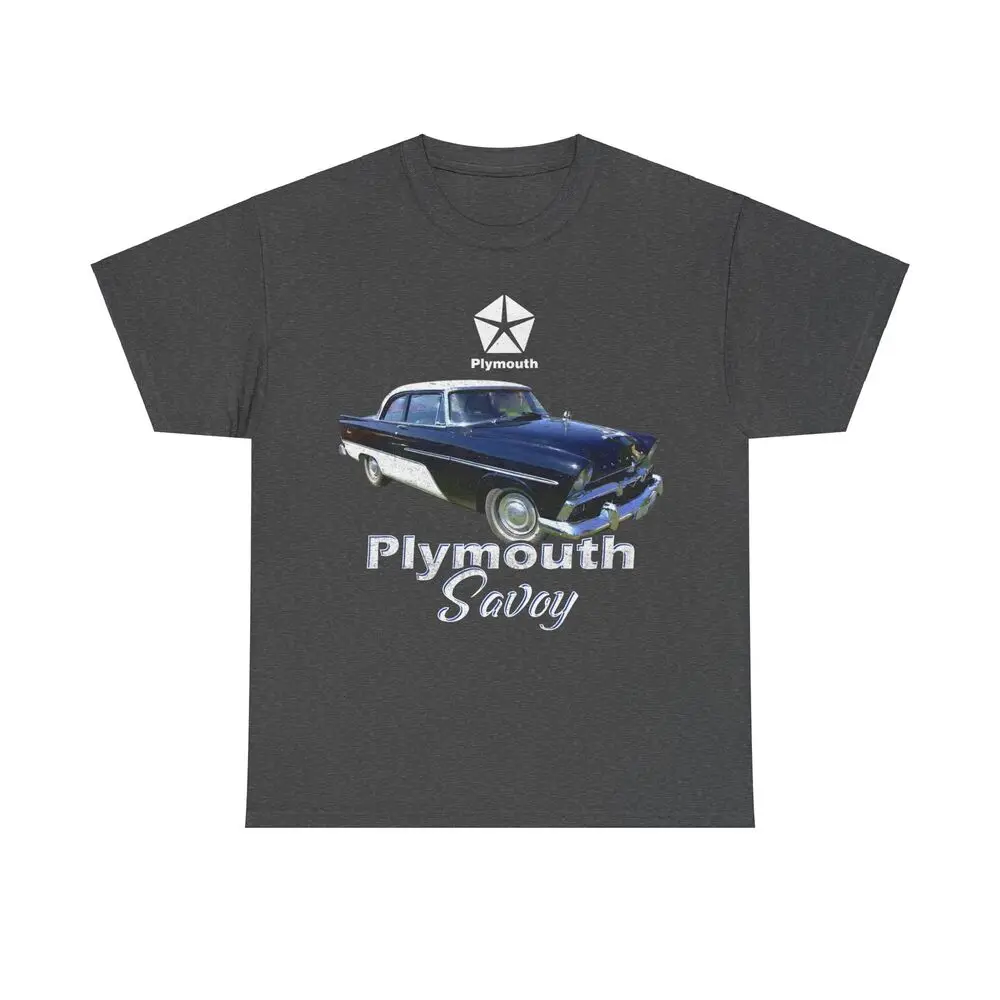 Plymouth Savoy Nostalgic Car T-shirt  Cotton Luxury brand vintage oversized