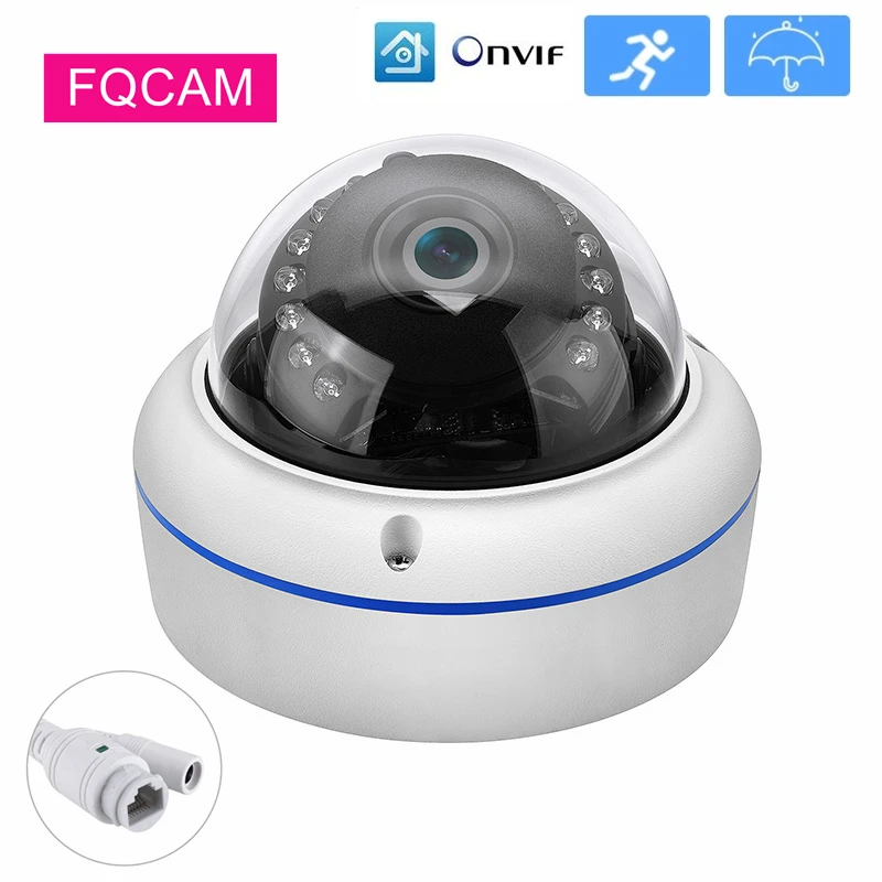 5MP Wired IP Security Cameras POE 180 Degree Wide Angle 1.7MM ONVIF Motion Detection Surveillance CCTV Camera 20M IR for Home