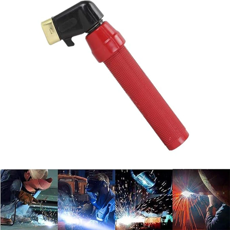 

Welding Electrode Holder Twisted 400AMP All Copper Heavy Duty Electrode Holder Fitting for Welding Machine ARC MMA Welder