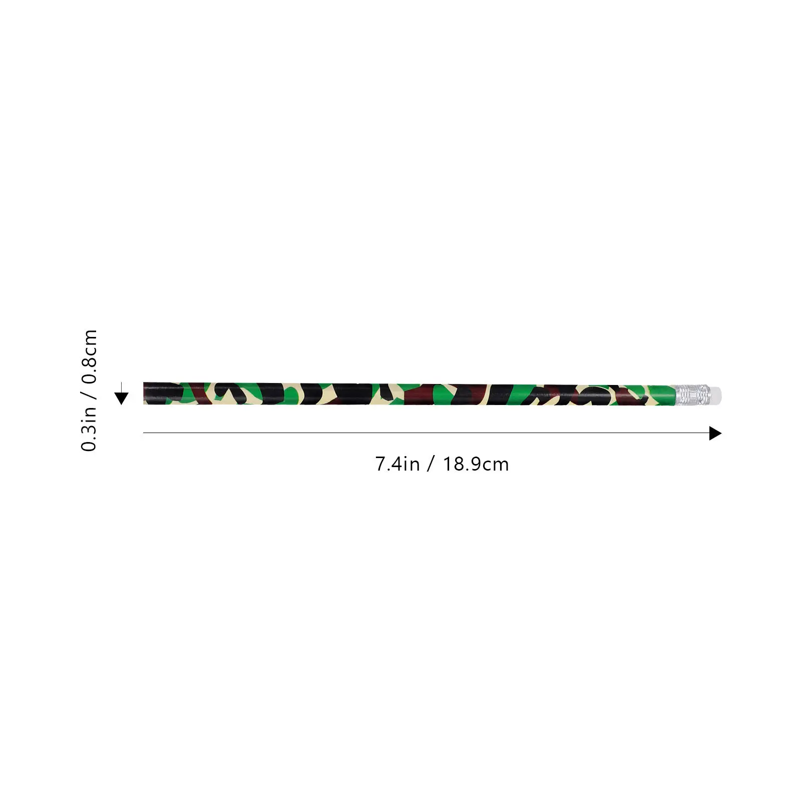 50pcs Camouflage Wooden Pencils for Kids – Drawing, Writing, Art, School, Scrapbooking, Diary Projects