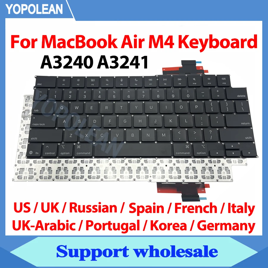 2025 M4 Laptop A3240 A3241 Keyboard For Macbook Air M4 13