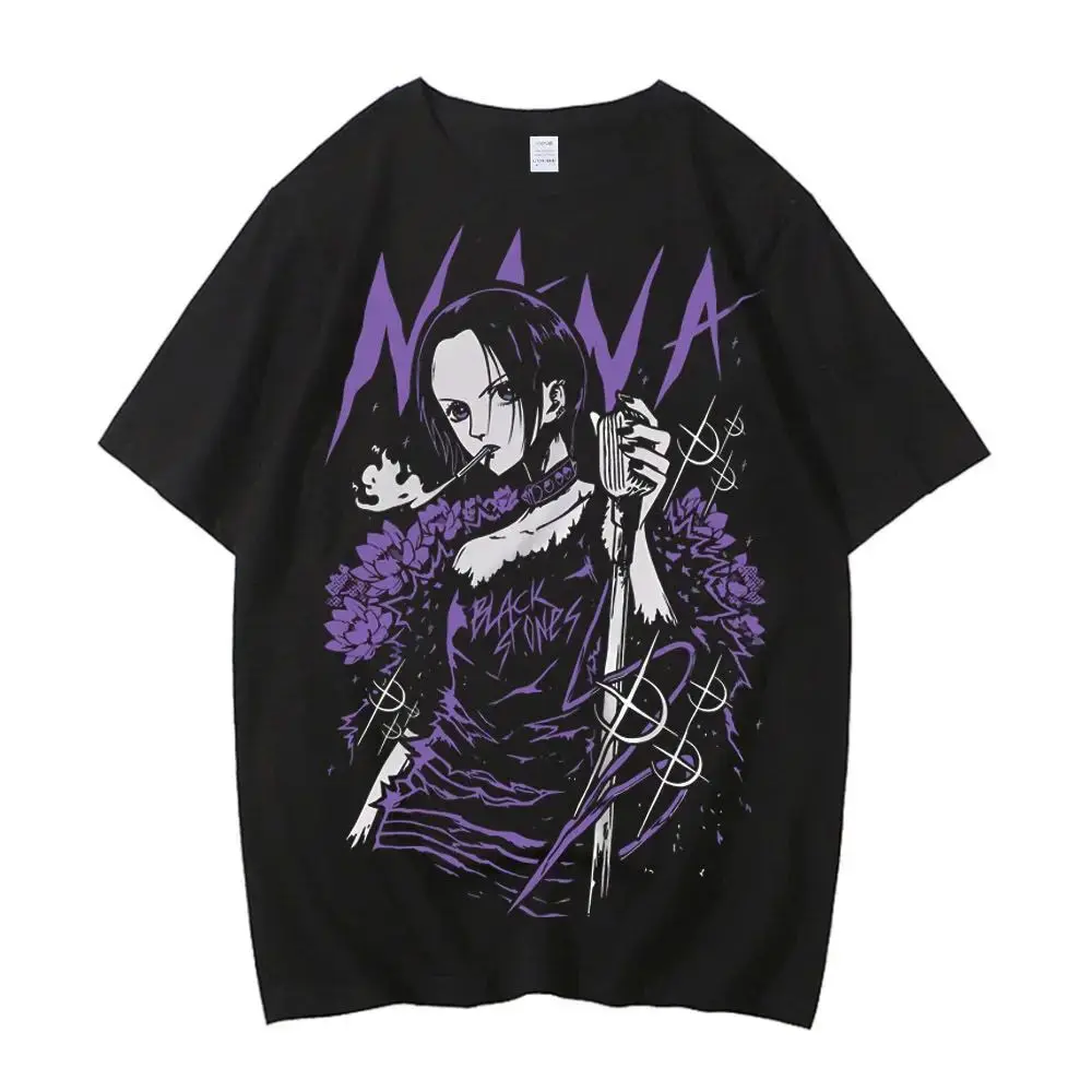 Y2k Tops Black Stones Nana Osaki Cotton T Shirt Y2k Graphic Pastel Aesthetic Tshirt 2000s Kawaii Pastel Anime 2000s T Shirts