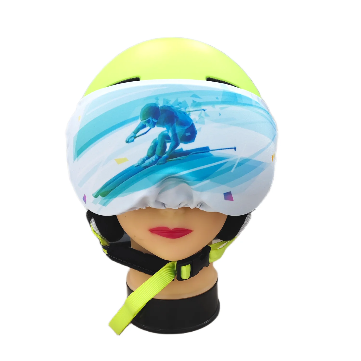 Accept Custom Drawstring Helmet Visor Cover For Skiing Dropshipping Ski Visor Cover For Skiing