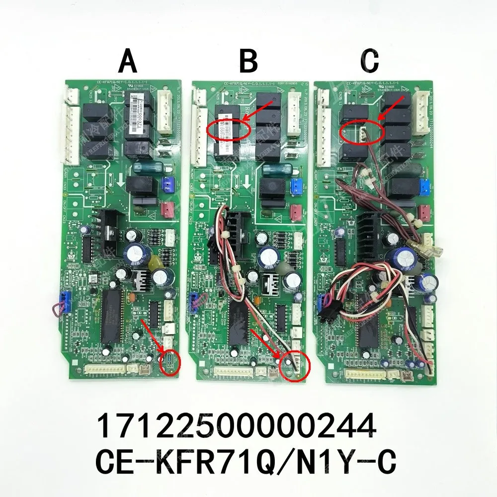 

New air conditioning motherboard 17122500000244 CE-KFR71Q/N1Y-C 17122500000388