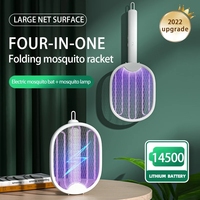Foldable Electric Mosquito Killer Zapper Raqueta Mata Electrico USB Rechargeable Zanzare Mata Fly Tue Mouche De Anti Mosquito
