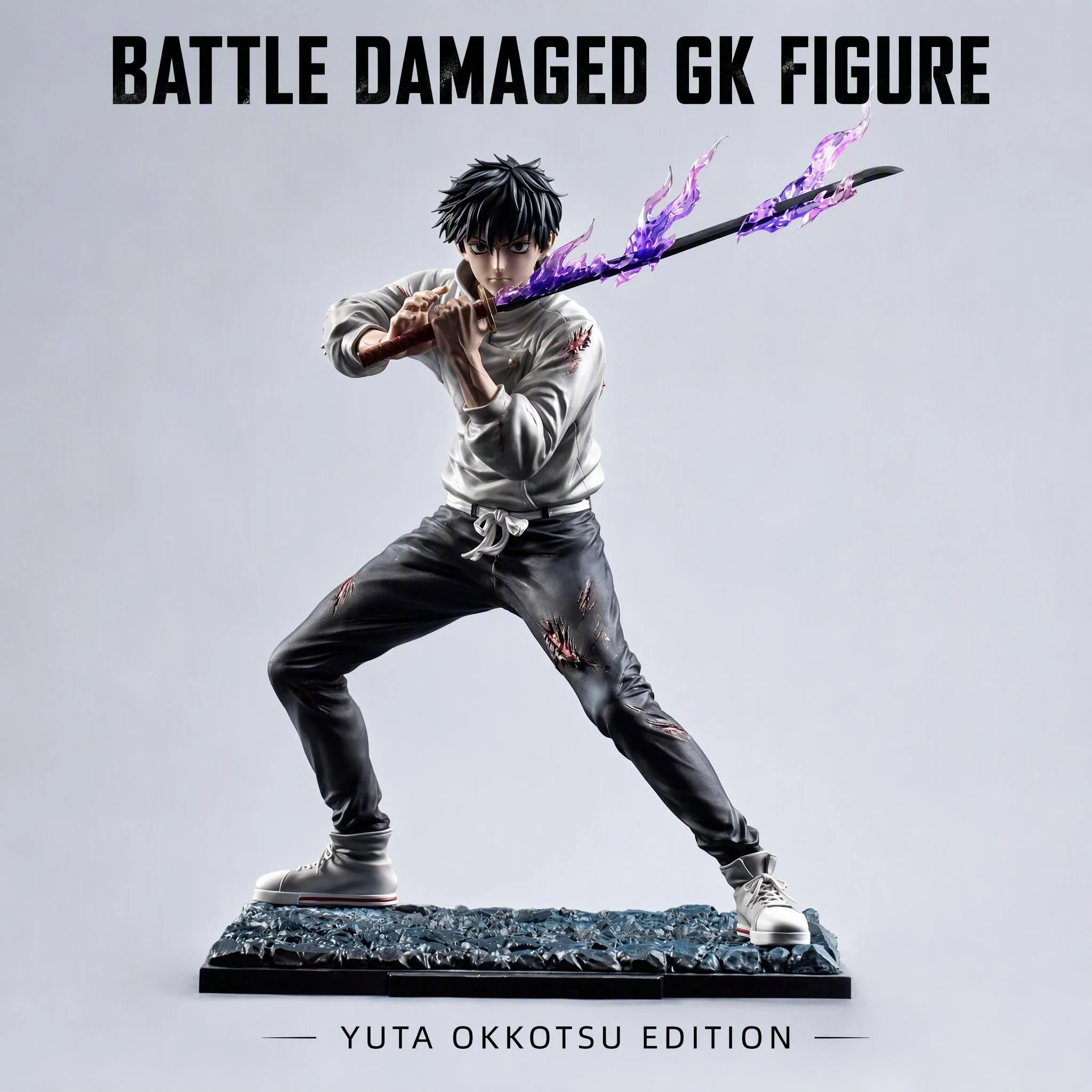 34cm/13.3in Anime Jujutsu Kaisen Figure Okkotsu Yuta Action Figures Pvc Statue Desktop Ornamen Collection Model Toys Gifts