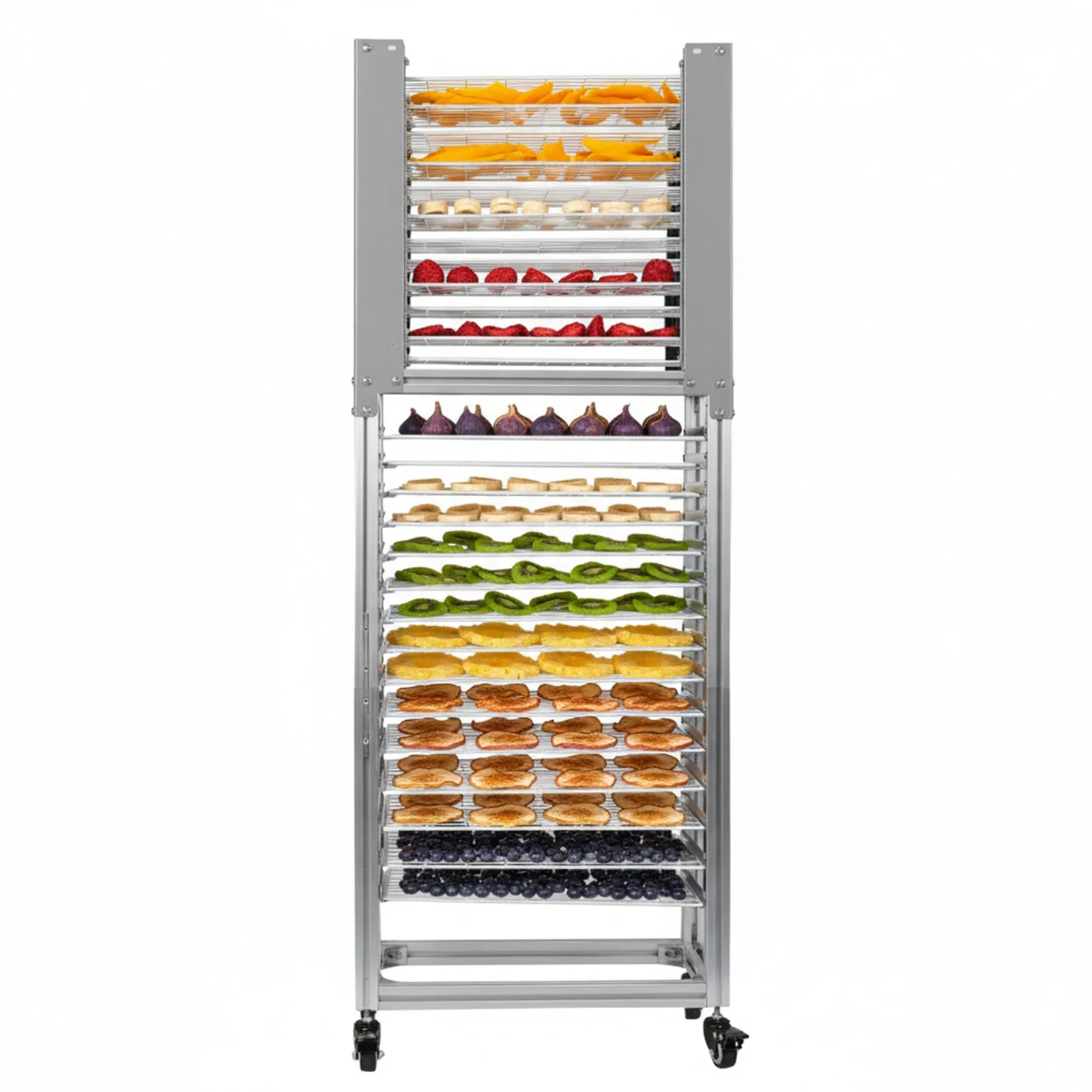 

30-Layer Artwork Project Dry Holder Floor-Standing Multi Tier Drying Bracket Large Capacity for School Classroom Studio